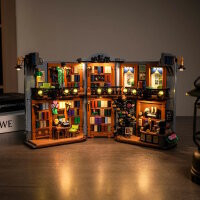 BB LED Beleuchtungs-Set f&uuml;r LEGO&reg; 11379 Buchladen - Buchst&uuml;tze mit Fernbedienung