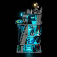 BB Set di illuminazione a LED per LEGO&reg; 76352 Marvel - Doomsday Nuova torre degli Avengers con telecomando