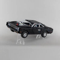 Acryl-St&auml;nder f&uuml;r LEGO&reg; Technic & Creator Autos (Angewinkelt 4/8 cm hoch)