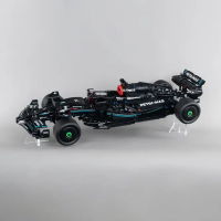 Support en acrylique pour voitures LEGO&reg; Technic et Creator (inclin&eacute; &agrave; 6/10 cm de hauteur)