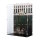 Pr&eacute;sentoir en acrylique pour LEGO&reg; 76476 Harry Potter - Le minist&egrave;re de la Magie - &Eacute;dition collector (Avec image de fond et base noire)