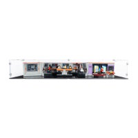 Acryl-Display f&uuml;r LEGO&reg; 11385 Star Trek - U.S.S. Enterprise NCC-1701 Br&uuml;cke (Mit schwarzem Boden)