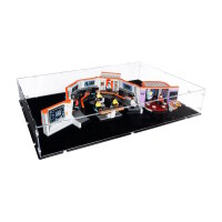 Acryl-Display f&uuml;r LEGO&reg; 11385 Star Trek - U.S.S. Enterprise NCC-1701 Br&uuml;cke (Mit schwarzem Boden)