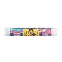 Acryl-Display f&uuml;r LEGO&reg; 11385 Star Trek - U.S.S. Enterprise NCC-1701 Br&uuml;cke (Mit Hintergrundbild & schwarzem Boden)