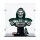 Acrylic display for LEGO&reg; 76345 Doctor Doom Bust (With black floor)