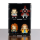 2in1 Acrylic Desk & wall display for LEGO&reg; BrickHeadz (with black background)