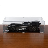 3-in-1 Display acrilico da tavolo & parete per LEGO&reg; 76355 Batman Returns Batmobile (con fondo nero)