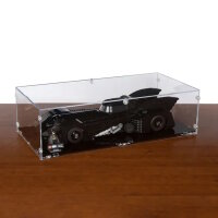 3-in-1 Display acrilico da tavolo & parete per LEGO&reg; 76355 Batman Returns Batmobile (con fondo nero)