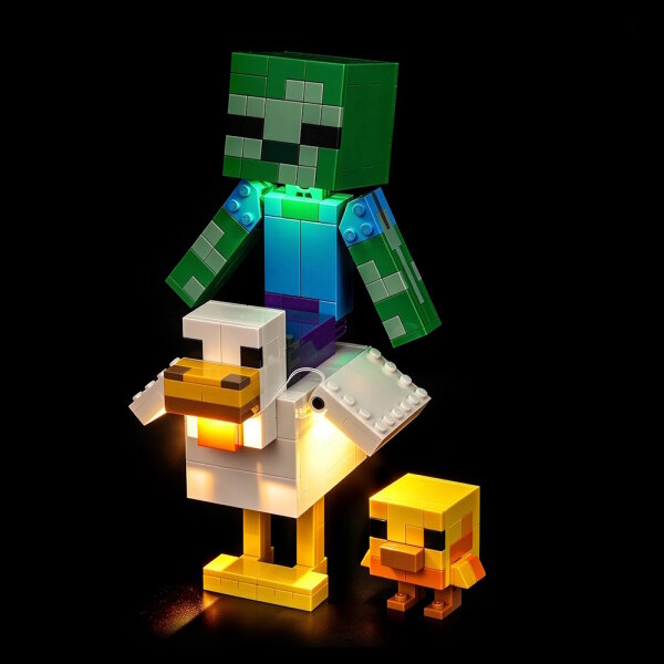 BB Kit d&eacute;clairage LED pour LEGO&reg; 21582 Minecraft - Poule chevauch&eacute;e