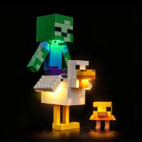 BB Kit d&eacute;clairage LED pour LEGO&reg; 21582 Minecraft - Poule chevauch&eacute;e