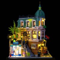 Les ensembles déclairage LEGO® 10297 L’hôtel-boutique