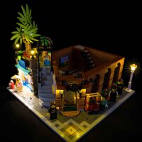 Les ensembles déclairage LEGO® 10297 L’hôtel-boutique