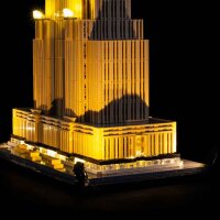 Les ensembles déclairage LEGO® 21046 LEmpire State Building