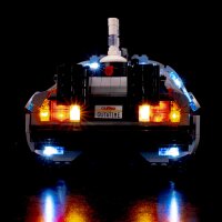 LED Beleuchtungs-Set für LEGO® 10300 Die Zeitmaschine aus Zurück in die Zukunft