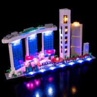 Les ensembles déclairage LEGO® 21057 Singapour