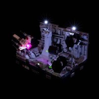 Les ensembles déclairage LEGO® 75329 Star Wars Diorama de la poursuite dans les tranchées de l’Étoile de la Mort