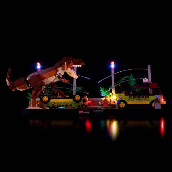 Les ensembles déclairage LEGO® 76956 L’évasion du T. rex de Jurassic Park