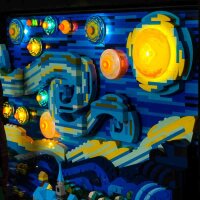 Les ensembles déclairage LEGO® 21333 Vincent van Gogh - La Nuit étoilée