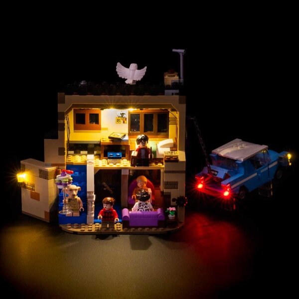 Les ensembles déclairage LEGO® 75698 Harry Potter - 4 Privet Drive