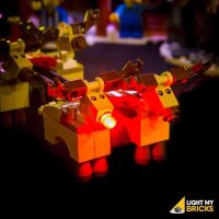 Les ensembles déclairage LEGO® 10245 Latelier du Père Noël