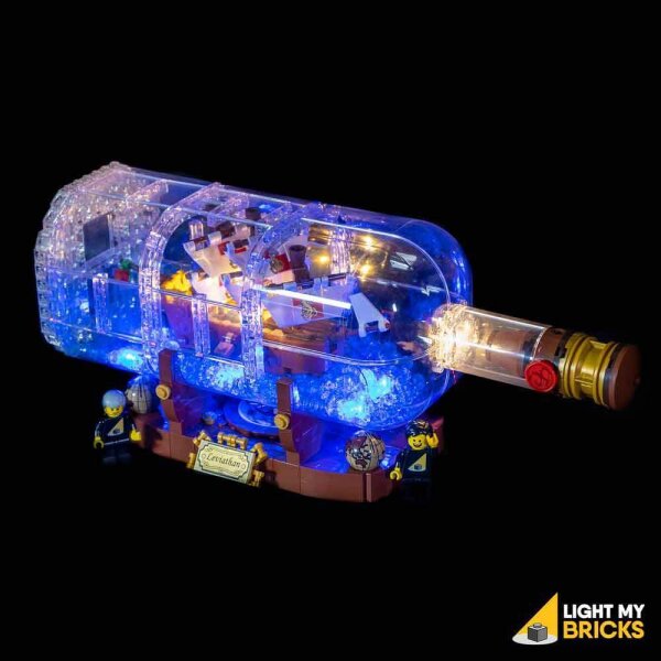 LED Beleuchtungs-Set für LEGO® 21313 Schiff in der Flasche
