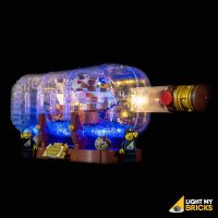 LED Beleuchtungs-Set für LEGO® 21313 Schiff in der Flasche