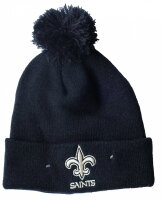 New Orleans Saints - NFL - Bonnet à pompon (Beanie) avec LED clignotantes - Noir