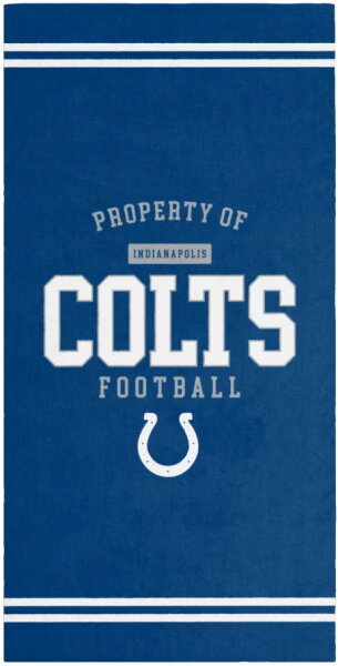 Bade- oder Strandtuch - NFL - Indianapolis Colts  -  PROPERTY OF Indianapolis Colts Football