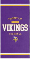 Serviette de plage - NFL - Minnesota Vikings  -  PROPERTY OF Minnesota Vikings Football