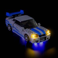 Les ensembles déclairage LEGO® 76917 Speed Champions Nissan Skyline GT-R (R34)