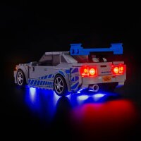 Kit di luci per il set LEGO® 76917 Speed Champions Nissan Skyline GT-R (R34)