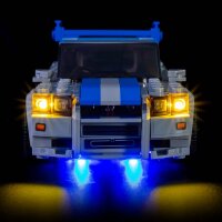 LED Beleuchtungs-Set für LEGO® 76917 Speed Champions Nissan Skyline GT-R (R34)
