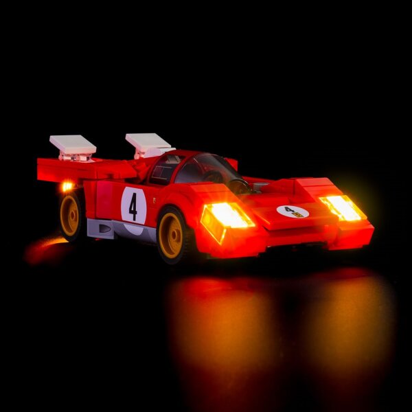 LED Beleuchtungs-Set für LEGO® 76906 Speed Champions 1970 Ferrari 512 M