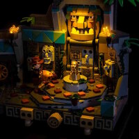 LED Beleuchtungs-Set für LEGO® 77015 Tempel des goldenen Götzen