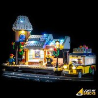 Kit di luci per il set LEGO® 10259 Giocattolo da costruzione-Stazione ferroviaria invernale