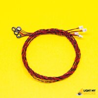 Bit-Licht Orange mit 30 cm Kabel (4er Pack)
