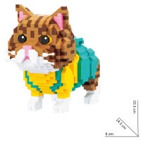 Balody 18406 - Cat with Dress (846 pieces)