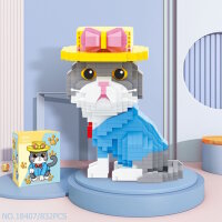 Balody 18407 - Cat with Hat (832 pieces)