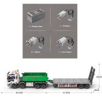 Reobrix 22021 - Truck with Low Loader (RC) (2950 parts)